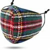 Confête Green Tartan Plaid Cloth Face Mask