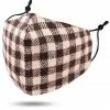 Confête Brown Buffalo Plaid Cloth Face Mask Accessories