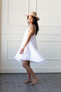 ELAN Island Mini White Beach Cover Up