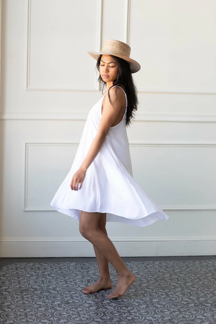 ELAN Island Mini White Beach Cover Up 4 ELAN Island Mini White Beach Cover Up