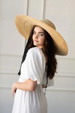 Confête Daydreamer Straw Hat With Ribbon Tie