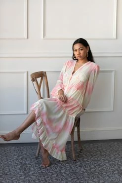 Free The Roses SOLD OUT - Tie Dye Sunset Dress