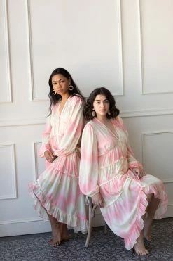 Free The Roses SOLD OUT - Tie Dye Sunset Dress