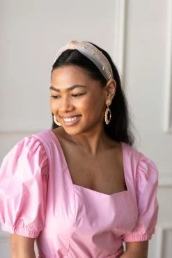 English Factory Puff Sleeve Mini Dress Clothing