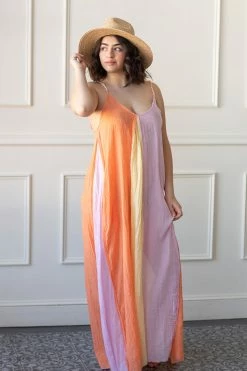 ELAN Miraflores Sunset Colorblock Maxi