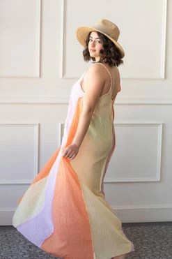 ELAN Miraflores Sunset Colorblock Maxi