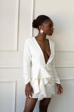 Confête Valentina Beaded Bow Earrings Accessories