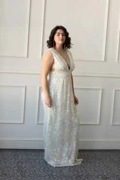 Confête Clothing Victoria Sequin Column Dress