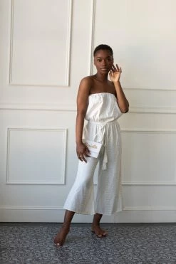 ELAN Antigua Strapless Jumpsuit The Bridal Suite