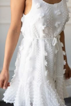 Entro Clothing SOLD OUT - Molly Pom Pom Tank Dress