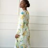 Flying Tomato Whitby Yellow And Blue Floral Maxi Clothing