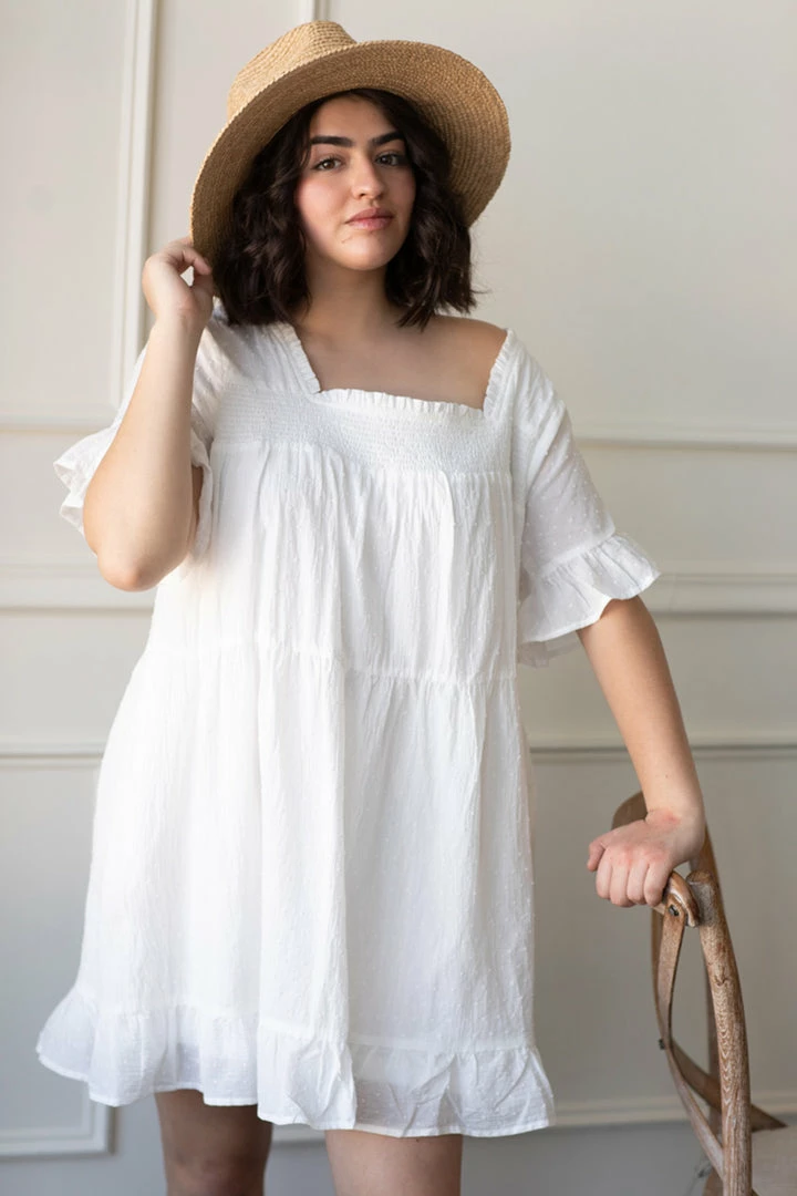 Entro Jamie Swiss Dot Cotton Mini Clothing 3 Entro Jamie Swiss Dot Cotton Mini Clothing