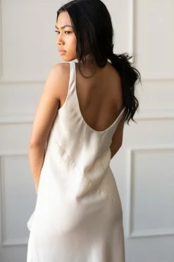 Line And Dot Lou Lou Satin Dress