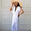 ELAN Clothing Deep V Cover-Up Maxi 2 ELAN Clothing Deep V Cover-Up Maxi