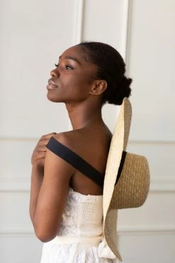 Confête Daydreamer Straw Hat With Ribbon Tie