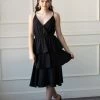 Entro Clothing SOLD OUT - Martha Ruffle Midi - Black