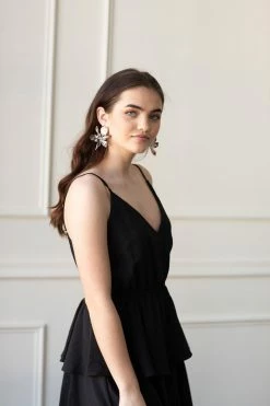 Entro Clothing SOLD OUT - Martha Ruffle Midi - Black