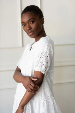 Confête Clothing SOLD OUT - Brook Eyelet Midi