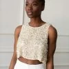 Endless Rose SOLD OUT - Beaded Crop Top The Bridal Suite 1 Endless Rose SOLD OUT - Beaded Crop Top The Bridal Suite