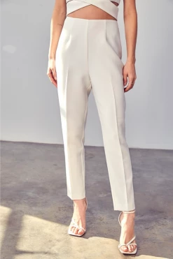 Do + Be Clothing Molly White Pencil Pants