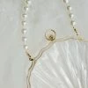 Confête Acrylic Shell Bag With Pearl Handle The Bridal Suite