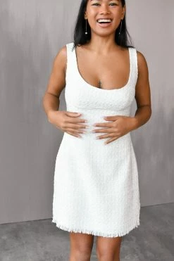 Sau Lee Clothing Alexa Tweed Mini Dress