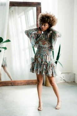 Elliatt Clothing Averie Paisley Minidress