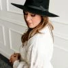 ConfĂȘte Black Bow Trim Fedora Hat 2 ConfĂȘte Black Bow Trim Fedora Hat