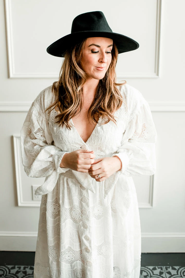 Confête Black Bow Trim Fedora Hat 4 Confête Black Bow Trim Fedora Hat