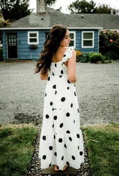 English Factory Polka Dot Maxi Dress Clothing