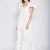 En Saison Brandi Eyelet Maxi Dress Clothing