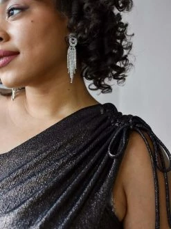 Confête Liz Bronze Bodycon Midi Dress