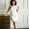 Jay Godfrey SOLD OUT - Calgary One Shoulder White Mini Dress