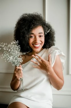 Jay Godfrey SOLD OUT - Calgary One Shoulder White Mini Dress