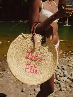 Confête Let's Fête Round Straw Bag Accessories