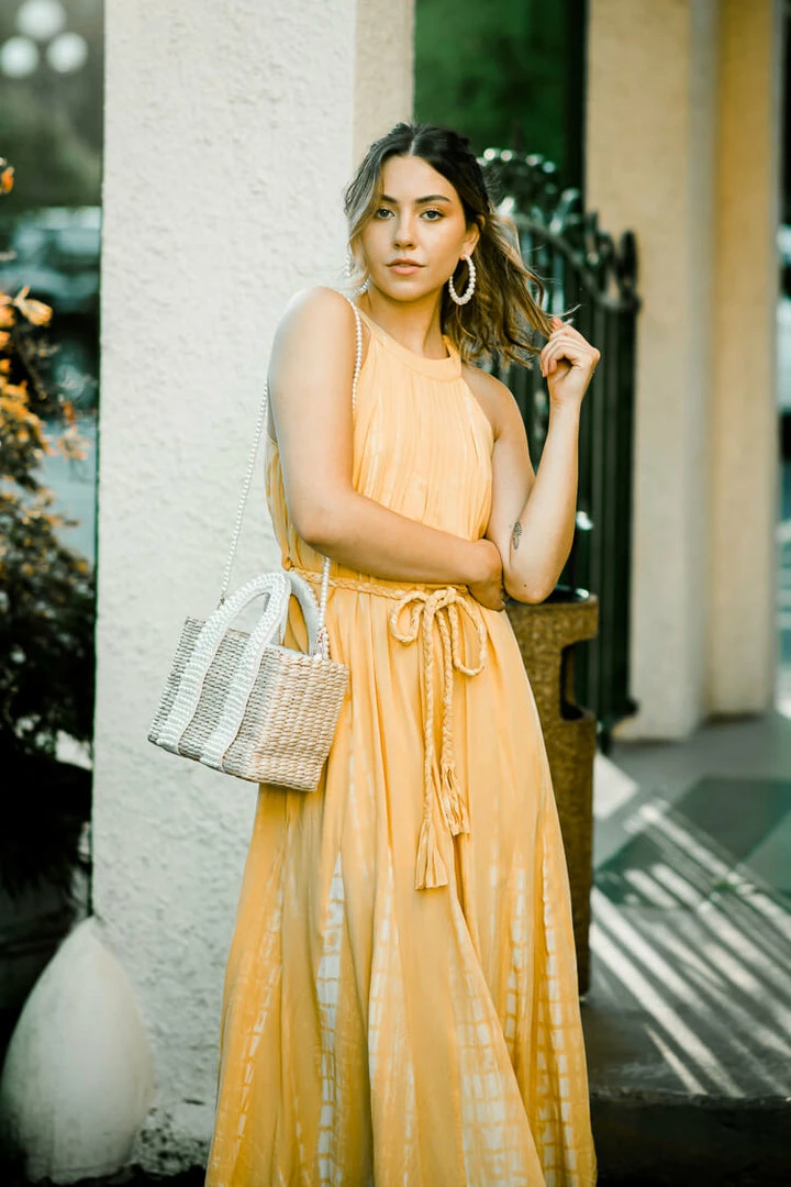 Moon River Sorrento Yellow Tie Dye Maxi Dress Clothing 4 Moon River Sorrento Yellow Tie Dye Maxi Dress Clothing