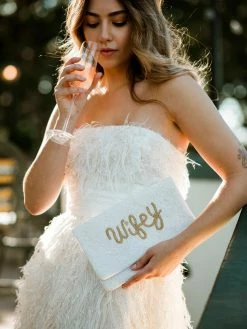 Jay Godfrey SOLD OUT - Remi Strapless Metallic Feather Mini Dress