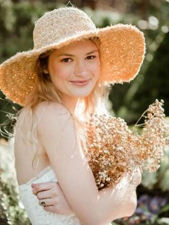 Confête Naomi Floppy Raffia Straw Sun Hat Accessories