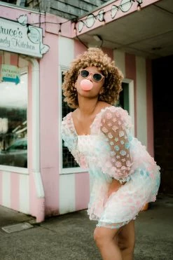 Confête Rainbow 3D Floral Babydoll Mini