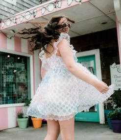 Confête Clothing Lilac Dreams 3D Floral Mini Dress