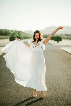 Fanm Mon Clothing Demre Maxi Dress - White