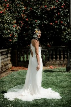 Confête Caila One Shoulder Maxi With Cape