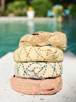 Confête Summer Days Woven Raffia Headband