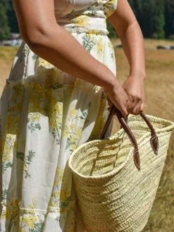 Confête SOLD OUT - Calistoga Yellow And White Floral Midi Dress Clothing