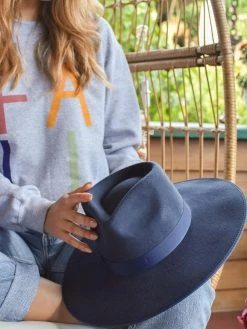 Lack Of Color Accessories Navy Rancher Hat