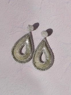 Deepa Gurnani The Bridal Suite Abia Teardrop Earrings