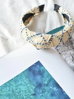 Confête Summer Days Woven Raffia Headband