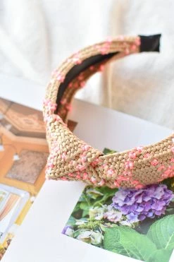 Confête Summer Days Woven Raffia Headband