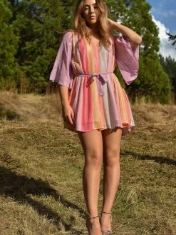 Sundress SOLD OUT - Namitta Marbella Dress - Mix Rainbow