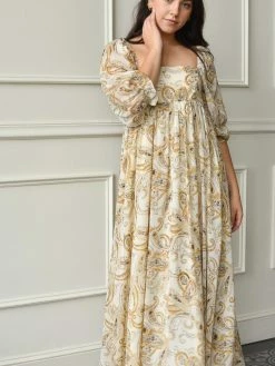 Confête Oxfordshire Paisley Maxi Dress